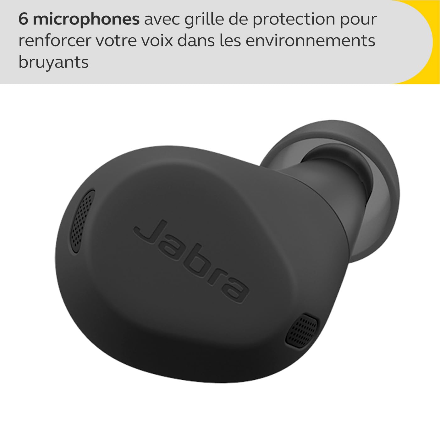 Jabra Elite 8 Active - Écouteurs sans Fil Bluetooth Intra-Auriculaires - Réduction de Bruit Hybride adaptative - 6 Microphones intégrés, résistants à l'eau et à la Transpiration - Gris foncé