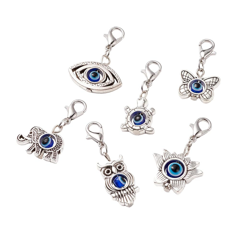 VIE Evil Eye Assorted Shape Mini Keychain