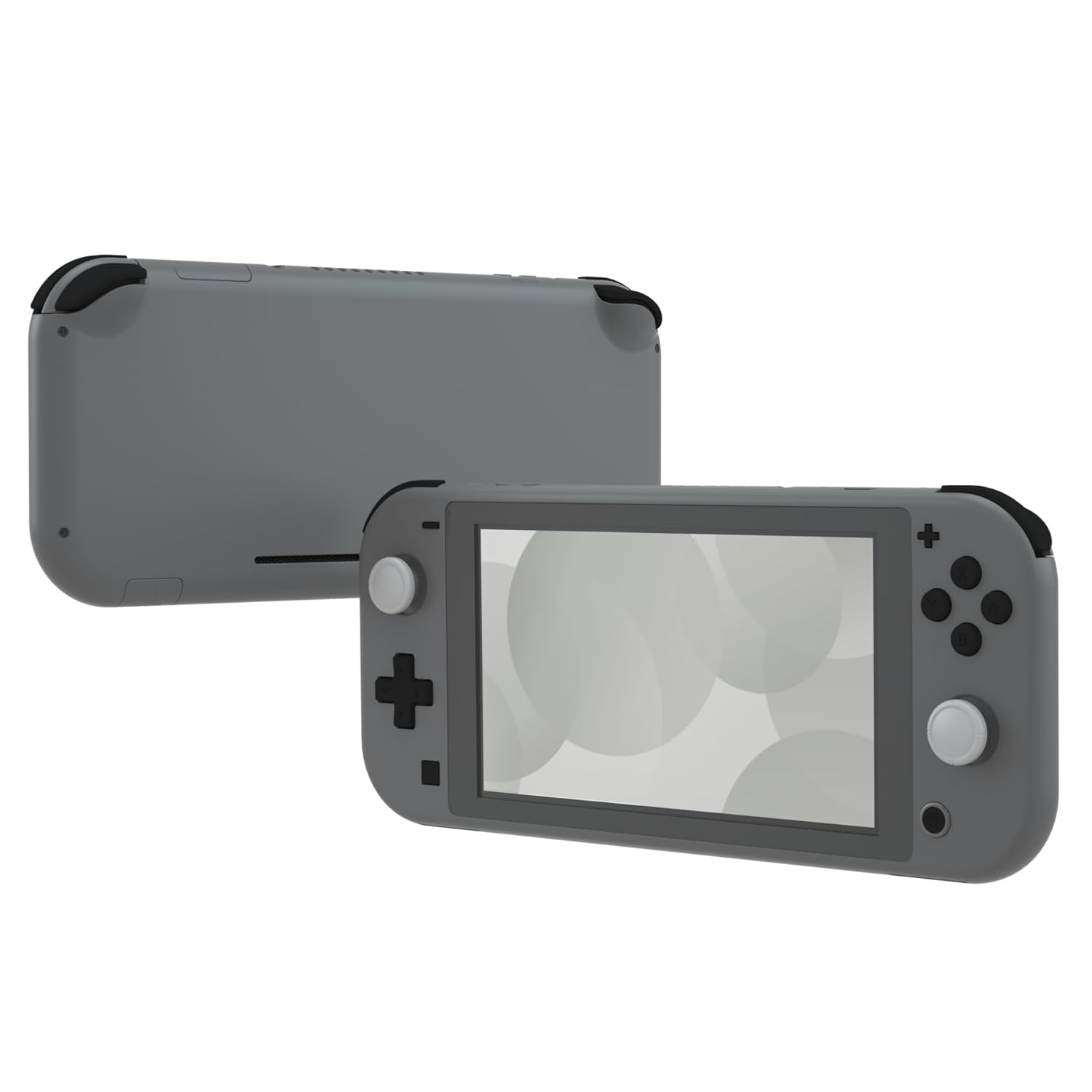 eXtremeRate Black Replacement ABXY Home Capture Plus Minus Keys Dpad L R ZL ZR Trigger for Nintendo Switch Lite, Full Set Buttons Repair Kits with Tools for Nintendo Switch Lite