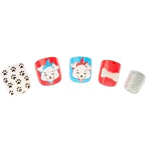 Claires Girls 23 Pack Puppy Print False Nails