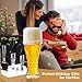 Paysky Beer Glasses Set of 2,17 oz Glasses Drinking Set, Craft Beer Glasses for Freezer Supply Aroma Retention, Tall Beer Cups, Mugs and Glassware Gifts for Men