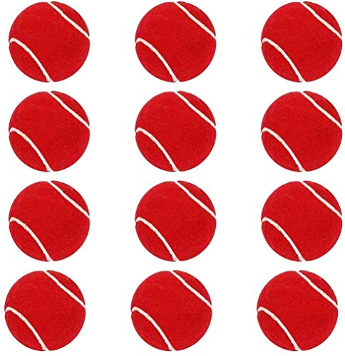 Image of Light Weight Tennis Ball | Perfect for Recreational Sports, Cricket and Kids, Pack of 12 (Red)(PO12)