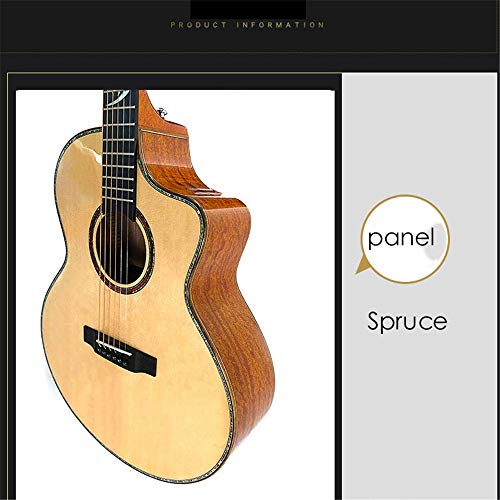 JXRYFMCY Guitare Folklorique en épinette en Bois 41 Pouces Placage Matière en Bois spécial Guitare Folklorique pour Les… - Les Beatles, Paul McCartney, John Lennon, RIngo Starr, George Harrison JXRYFMCY Guitare Folklorique en épinette en Bois 41 Pouces Placage Matière en Bois spécial Guitare Folklorique pour Les… – Image 6