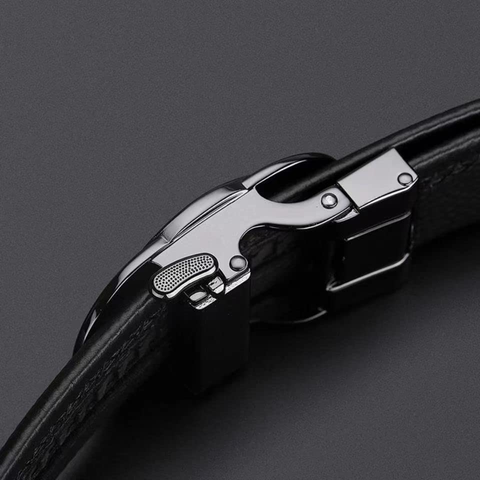 Ratchet Leather Belts for Men Trend Fashion Designer Belts for Dress,with Gift Box2