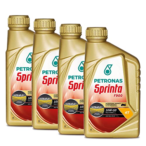 Petronas Kit 4X Sprinta Olio Motore 4T 100% Sintetico F900