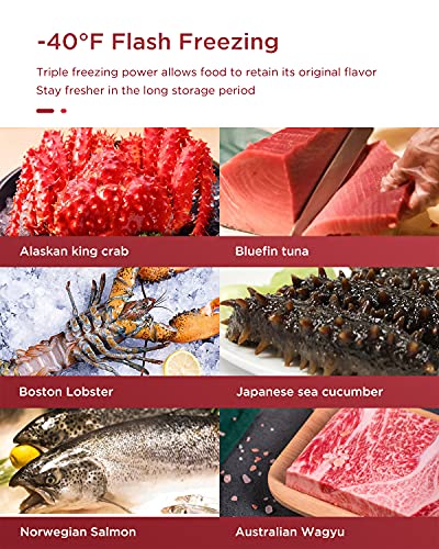 Adt Low Temperature Chest Freezer 3.5 Cubic Feet Free-Standing Top Door Freezers 14℉ To -40℉ #TOP4