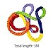 Perfeclan Cooperative Band Multi Sizes Portable Teamwork Exercise Band Loop Resistance Band for Party Games Playground Activities Children, 3M Perfeclan Cooperative Band Multi Sizes Portable Teamwork Exercise Band Loop Resistance Band for Party Games Playground Activities Children, 3M