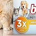 Bounce Pet Hair and Lint Guard Mega Dryer Sheets with 3X Pet Hair Fighters, Unscented, 130 Count