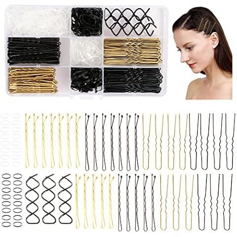 363Pcs Hair Pins Set with Storage Box Cover
