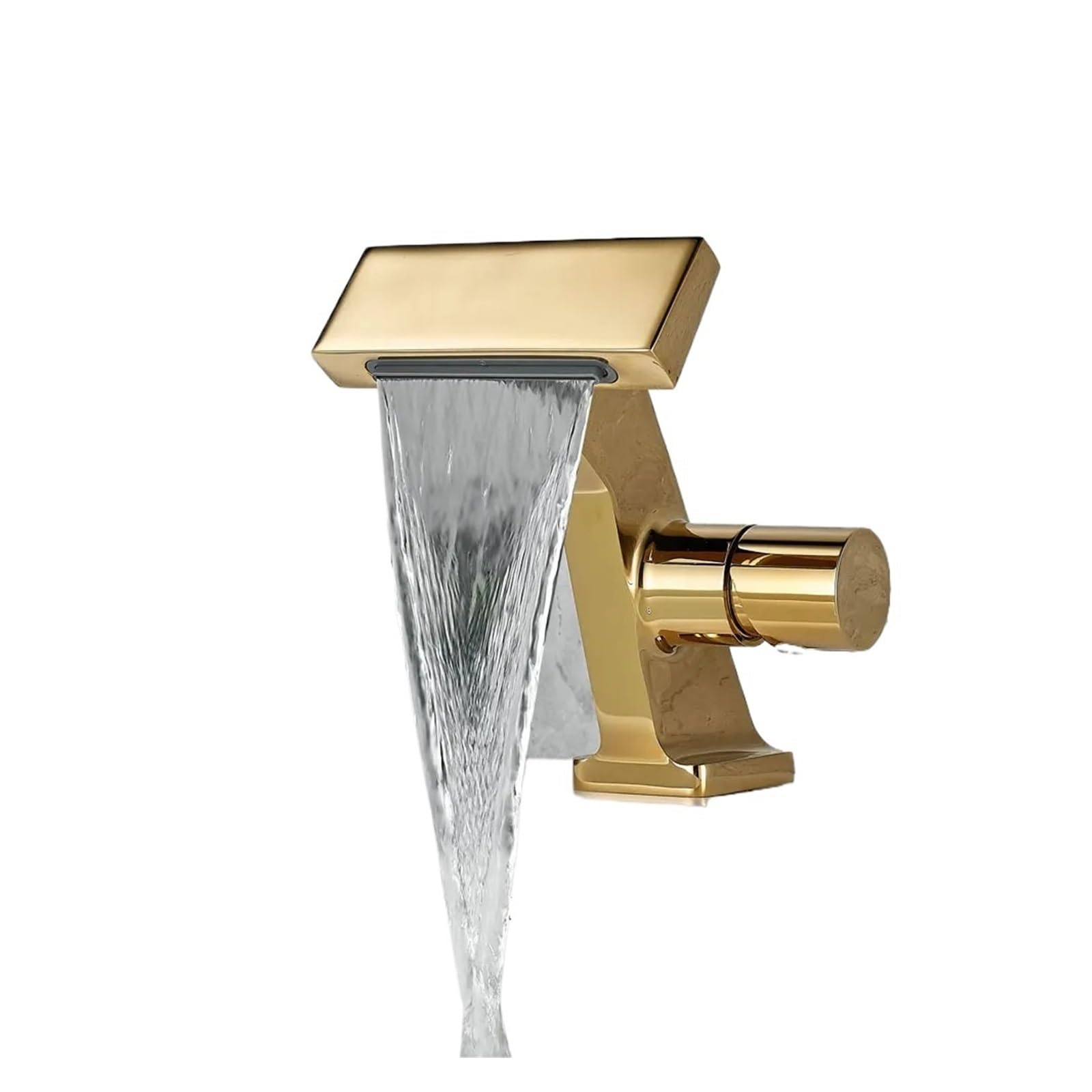Faucet，Waterfall Bathroom Sink Faucet Hot Cold Dual Control