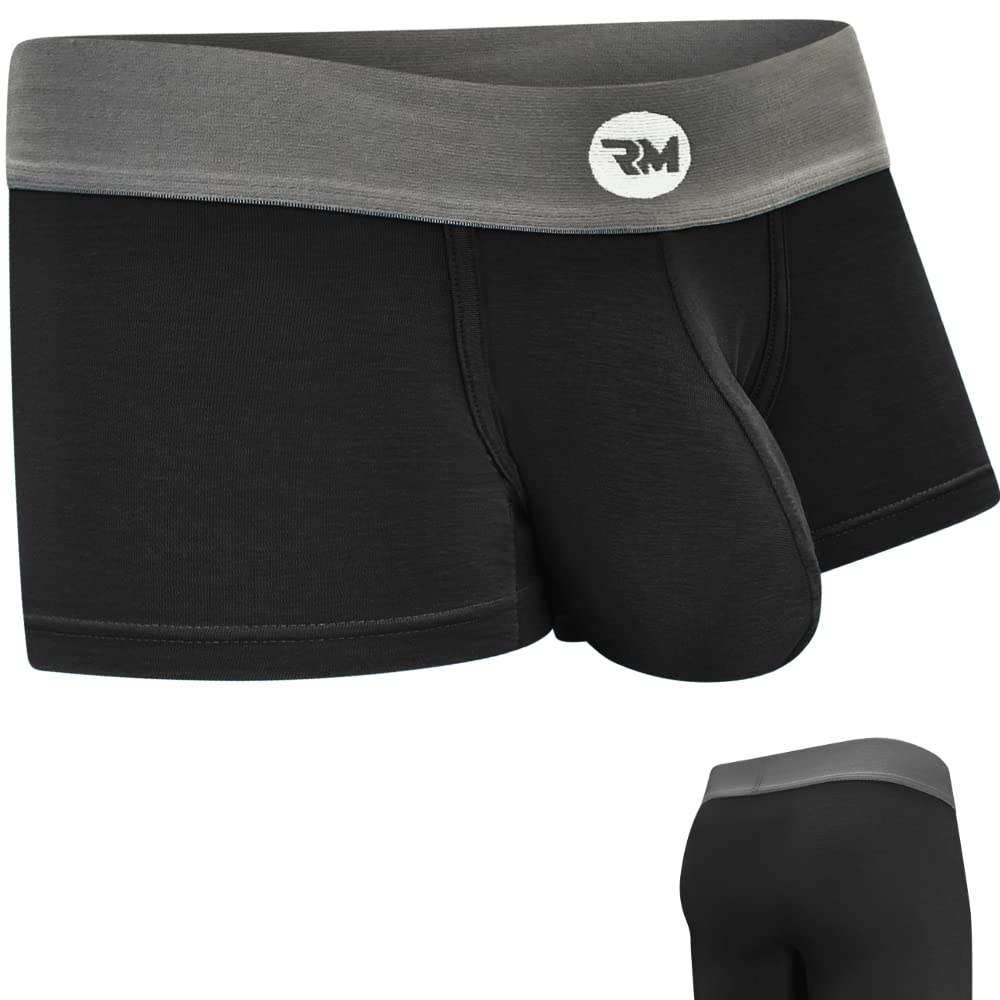 RM Real MenMen's Real Men Boxer Brief Modal Pouch D 3 Pack Boxer Briefs (pack of 3)