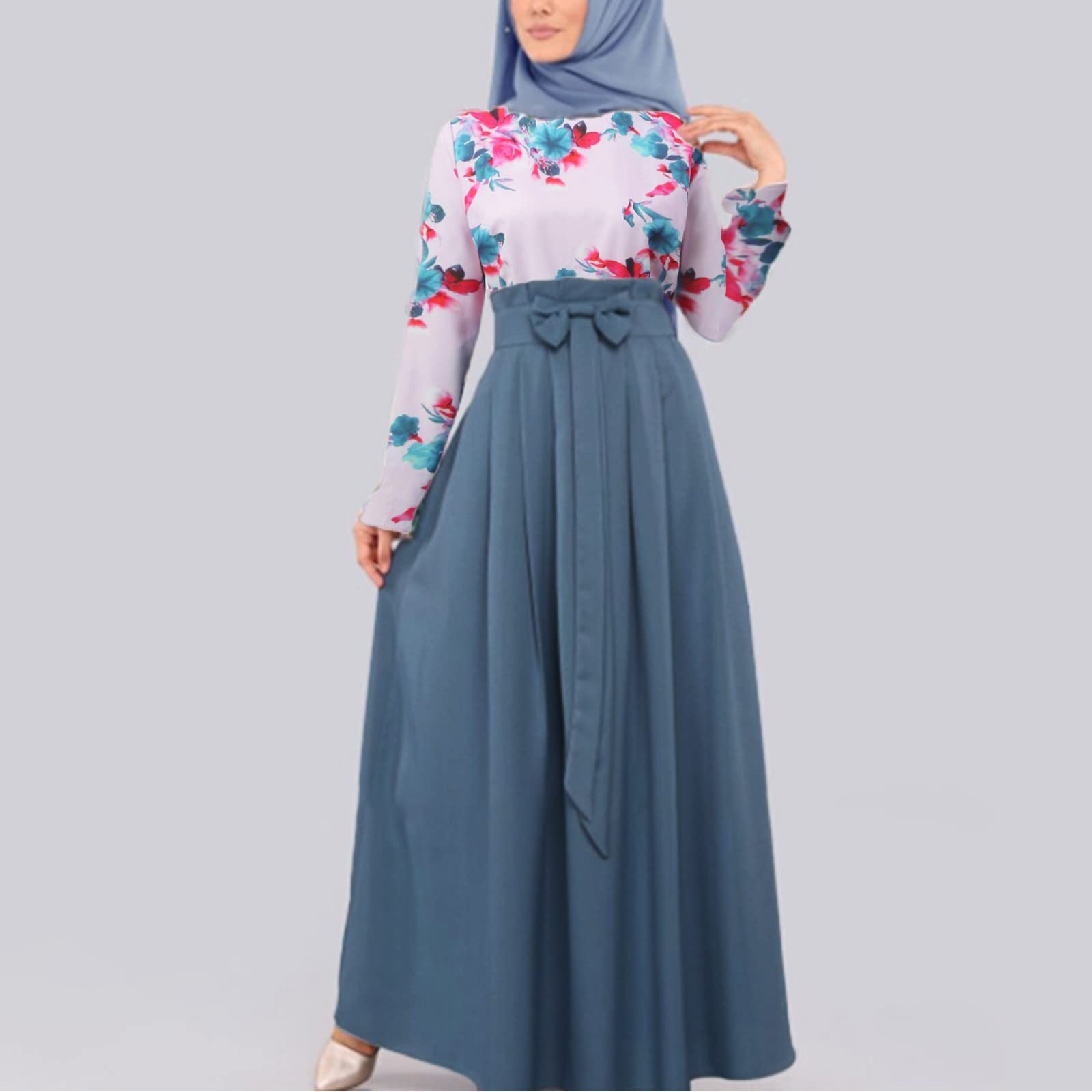 2026 Décontractée pour Femmes Abaya Arabe Unie Tenue Élégante Cérémonie Longue Manches Amples