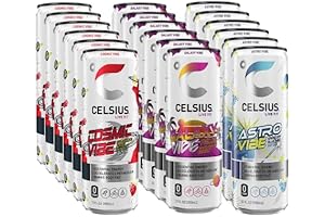 Celsius Vibe Variety Pack | Galaxy, Cosmic and Astro Vibes
