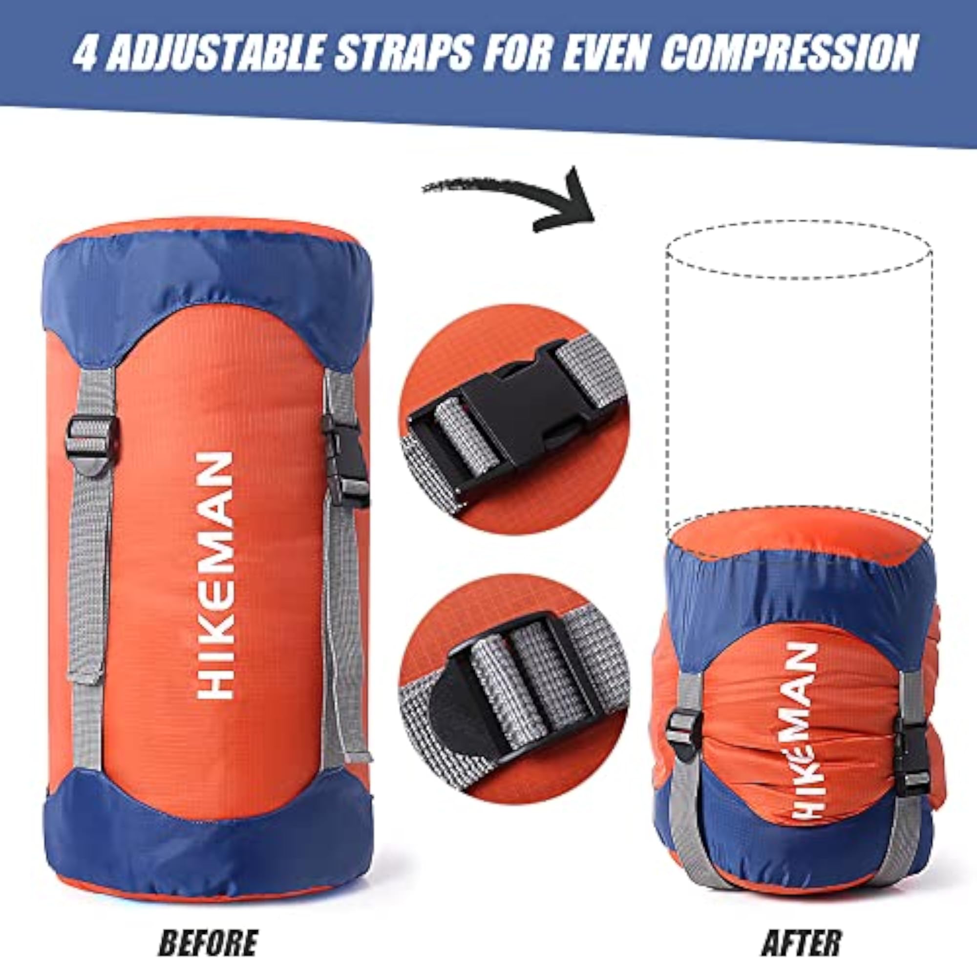 Water-Resistant Outdoor Storage Bag for Sleeping Bag