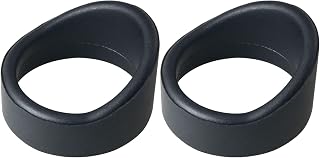 MEETOOT 2pcs Binocular Rubber Eyepiece 31-33mm Rubber Eyepiece Shield Eyepiece Cover for Stereomicroscope