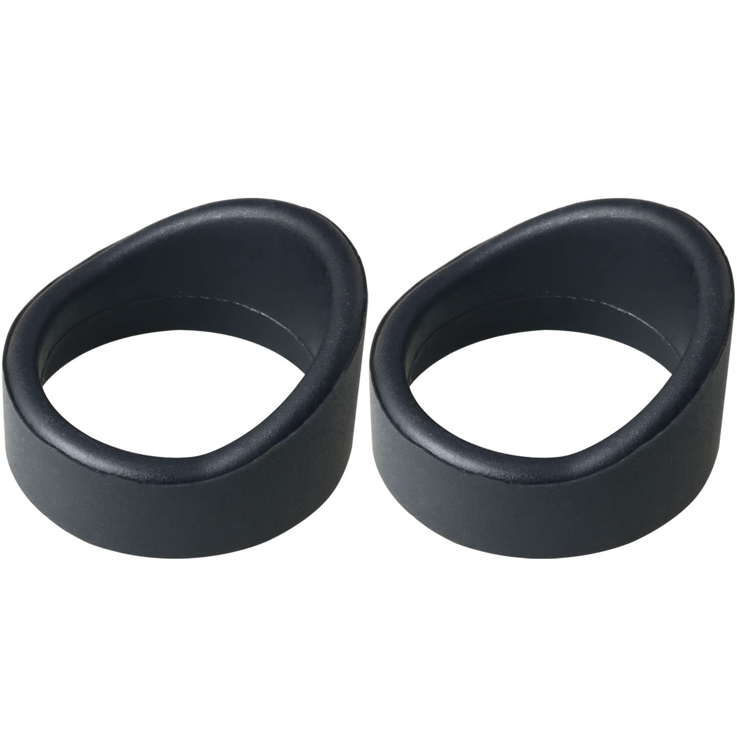 MEETOOT 2pcs Binocular Rubber Eyepiece 31-33mm Rubber Eyepiece Shield Eyepiece Cover for Stereomicroscope