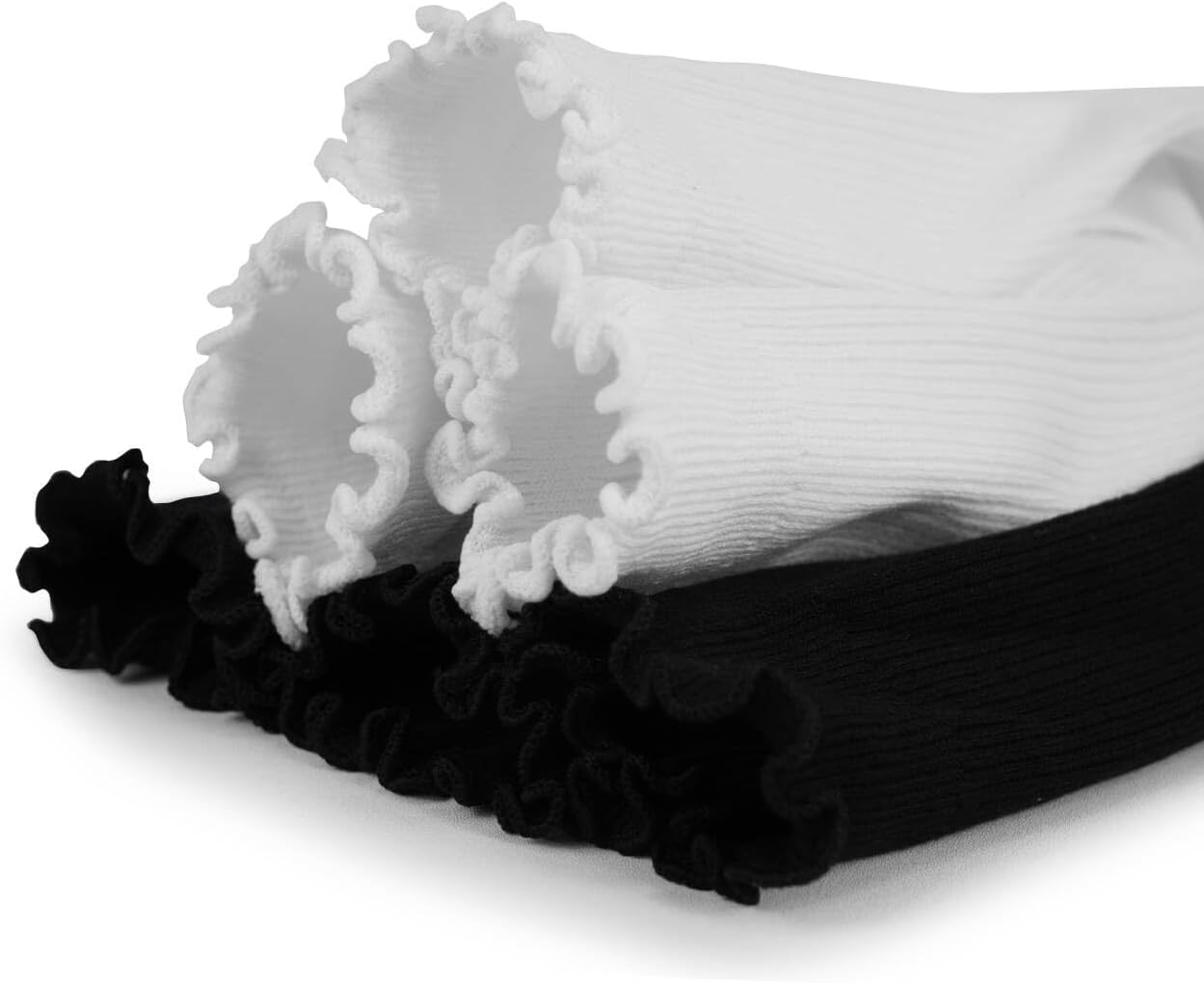 BomKinta Ruffle Socks Women - Turn-Cuff Frilly Sock - Lightweight Cotton Socks Gifts - Image 4