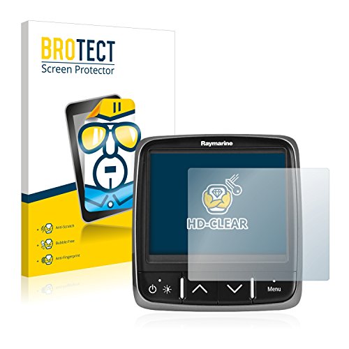 BROTECT (2 Stück Schutzfolie für Raymarine i70 Displayschutz Folie Ultra-Klar