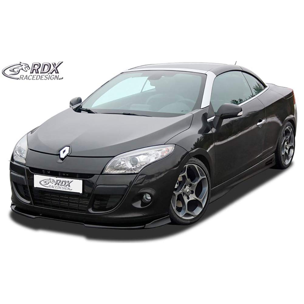 Spoiler avant Vario-X compatible avec Renault Megane III Coupe/Cabrio/CC 2008-2012 (PU), Noir
