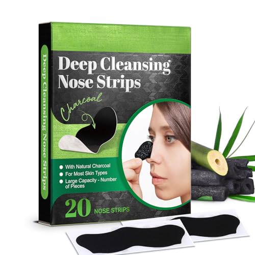 Tiras para la nariz Blackhead, carbón de bambú, para eliminar puntos negros y despejar los poros obstruidos para hombres y mujeres (1 unidad)