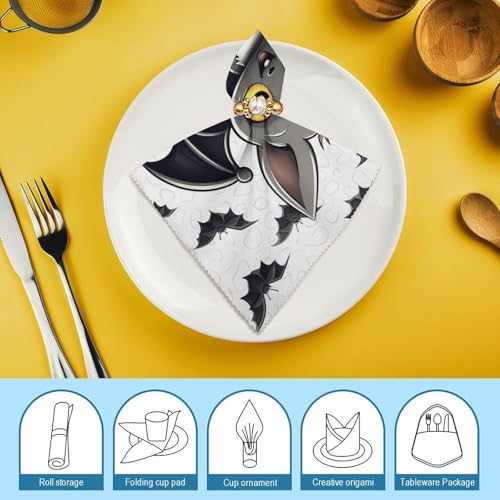 Servilletas de Tela Cuadradas de Poliéster 18.7 pulgadas Pack miniatura 7