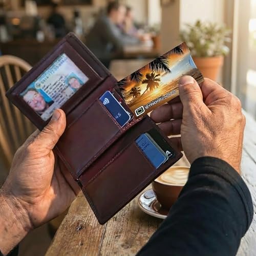 Image of RFID Blocking Credit Card Sleeve Protectors - USA Made Slim Wallet Inserts for Credit Cards, Debit Cards & ID Protection (20, Sunset 20 Pack)