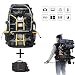 Produktbild Kamera Rucksack Multifunktions DSLR Tasche Hohe Kapazität Für Laptops Tabletten Canon Nikon Kamera Zubehör Schwarz Für Männer/Frauen Backpack + Shoulder Bag