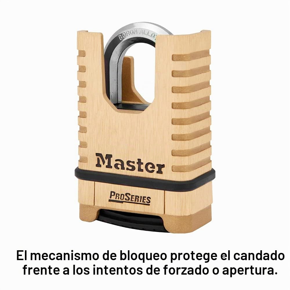 Masterlock 1177D - Cuerpo De Latón Y Arco Con Pro
