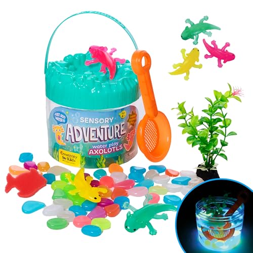 Kit d'axolotls sensoriels d'aventure pour développer la motricité fine par le jeu