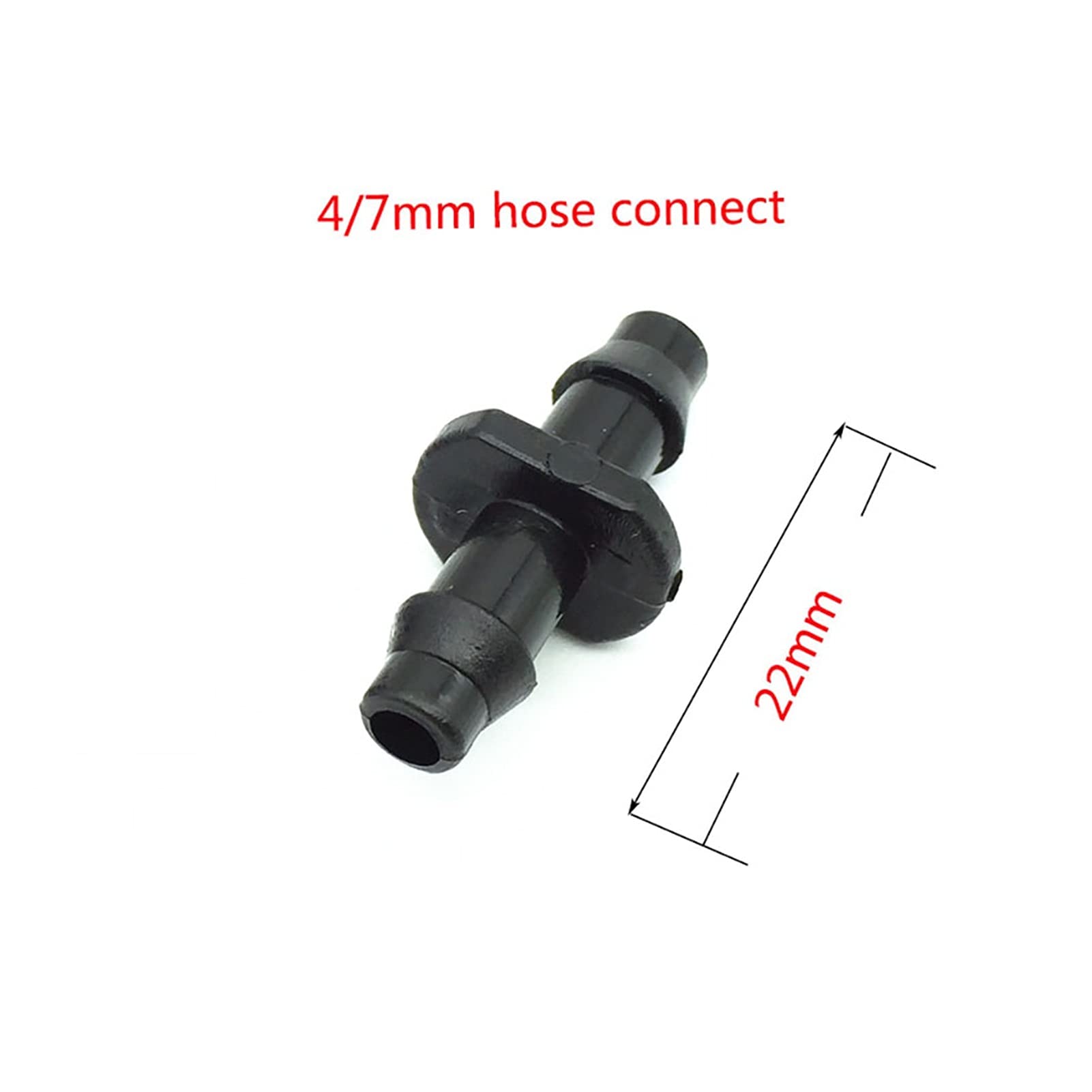 Manguera de Jardín de Cocina 500 Piezas Conector de Manguera Deua Riegorícola Manguera de Césped Conector de de Riego por Goteo Conexión 4/7 Mm It200