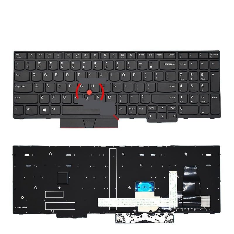 Clavier de rechange ThinkPad P52 P72 P53 01YP640 pour réparation ordinateur portable