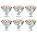 Produktbild WSMCN GU5.3 MR16 LED Warmweiß 12V Lampe, 6W Ersetzt 50W Halogen Leuchtmittel, 2700K 485Lm Reflektorlampe, AC/DC 12Volt Flimmerfrei Strahler, 120°Abstrahlwinkel Spot, Nicht Dimmbar Birnen, 6 Stücke