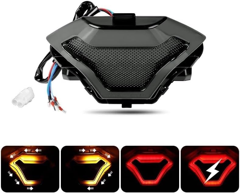 ヤマハr3,r25,mt03,MT-03,mt07,MT-07,MT-25モデル用の統合led MT07用オートバイLEDテールライトリアブレーキターンFZ07 2013-2017用MT03 2014-2023用MT25 201
