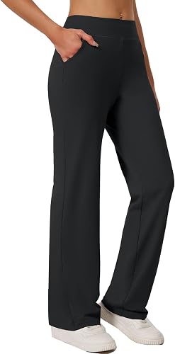 Womens Dress Yoga Pants Wide Leg Sweatpants Lounge Work Casual Trousers