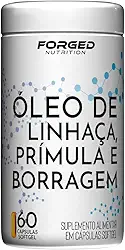 Óleo de Linhaça, Prímula e Borragem 60 Cápsulas – Fonte de Ômegas 3, 6 e 9 – Forged Nutrition
