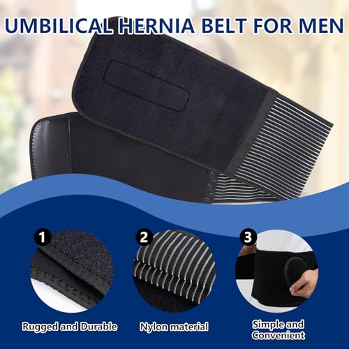 Faja para hernia umbilical ajustable con compresión removible miniatura 3
