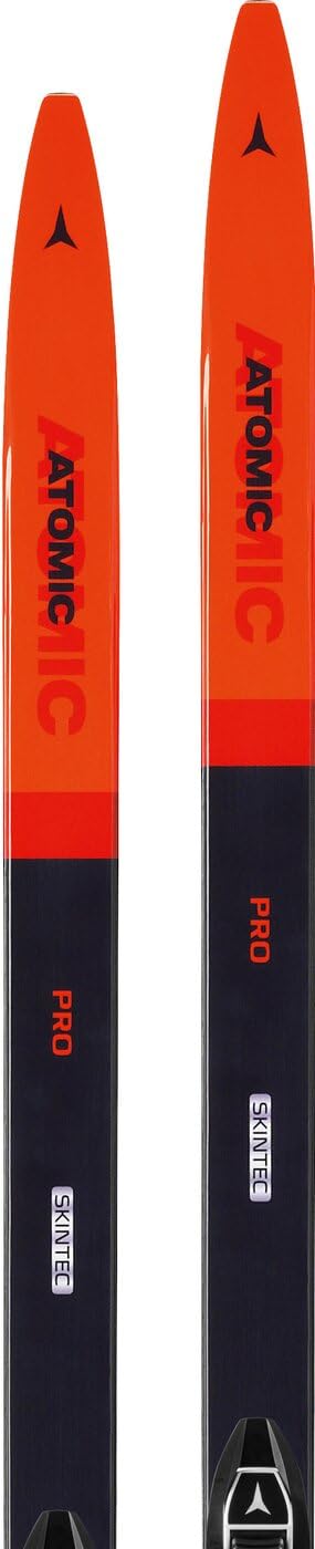 ATOMIC - Pack Ski De Fond Pro C1 Skintec Jr + Fixations Plk ACS Jr Garçon - Garçon - Taille 130 - Rouge