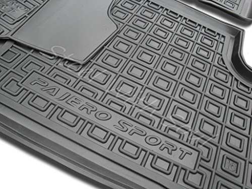 Fully Tailored Rubber | Set Of 5 Car Floor Mats Carpet For Mitsubishi Montero (Pajero) Sport 3Rd Gen 2016—2022 #TOP1