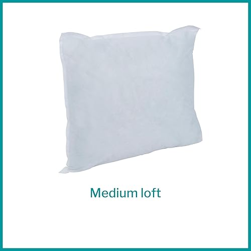 Miniatura 3 de McKesson Almohada de cama desechable 1 unidad uso para un solo paciente, color blanco, 20 x 26 pulgadas