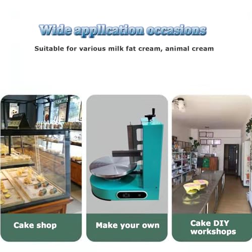 Machine à glaçage Automatique pour décorer Les gâteaux et Obtenir Un enrobage de crème Lisse, idéale pour Les Anniversaires et la décoration de Pain.