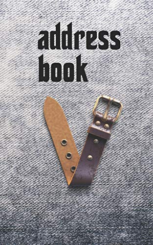 Independently Published - Address Book: Belts & Jeans Motif Monogram Letter V