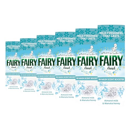 Fairy In-Wash Scent Booster, 6 packs x176 g, Fresh, Mild Freshness That Lasts