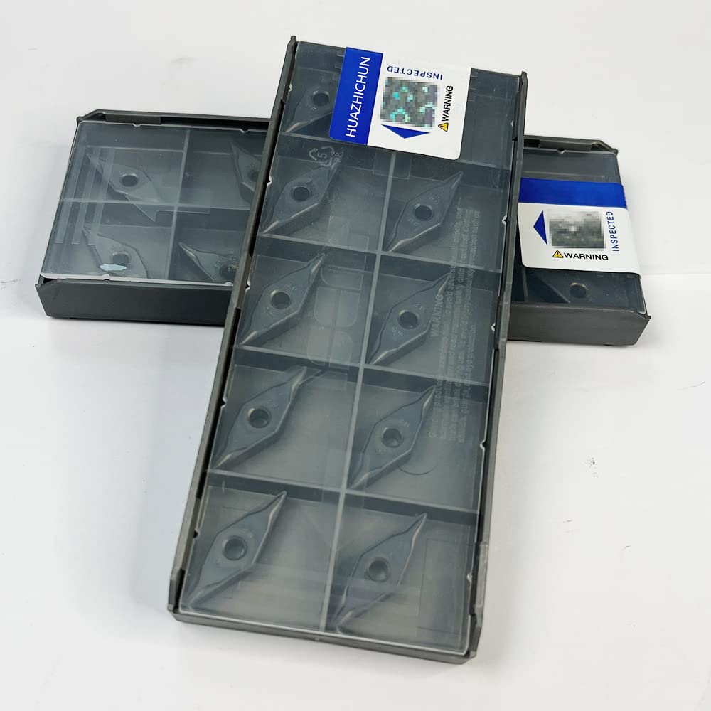 10pcs VNMG 160404-NF IC907 Carbide Inserts External Turning Tool Cutting Tool CNC Inserts Turning Insert Lathe Tool