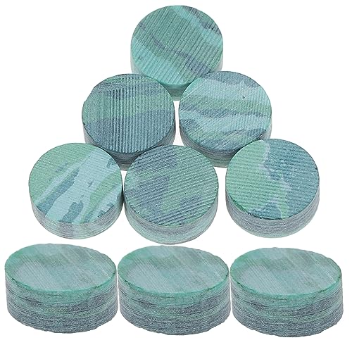 GOOHOCHY 10Pcs Dark Green Abalone Inlay Dots for Guitar Ukulele Mandolin High Grade Shell Fingerboard Material Durable Shape for Accurate Fretboard Decoration