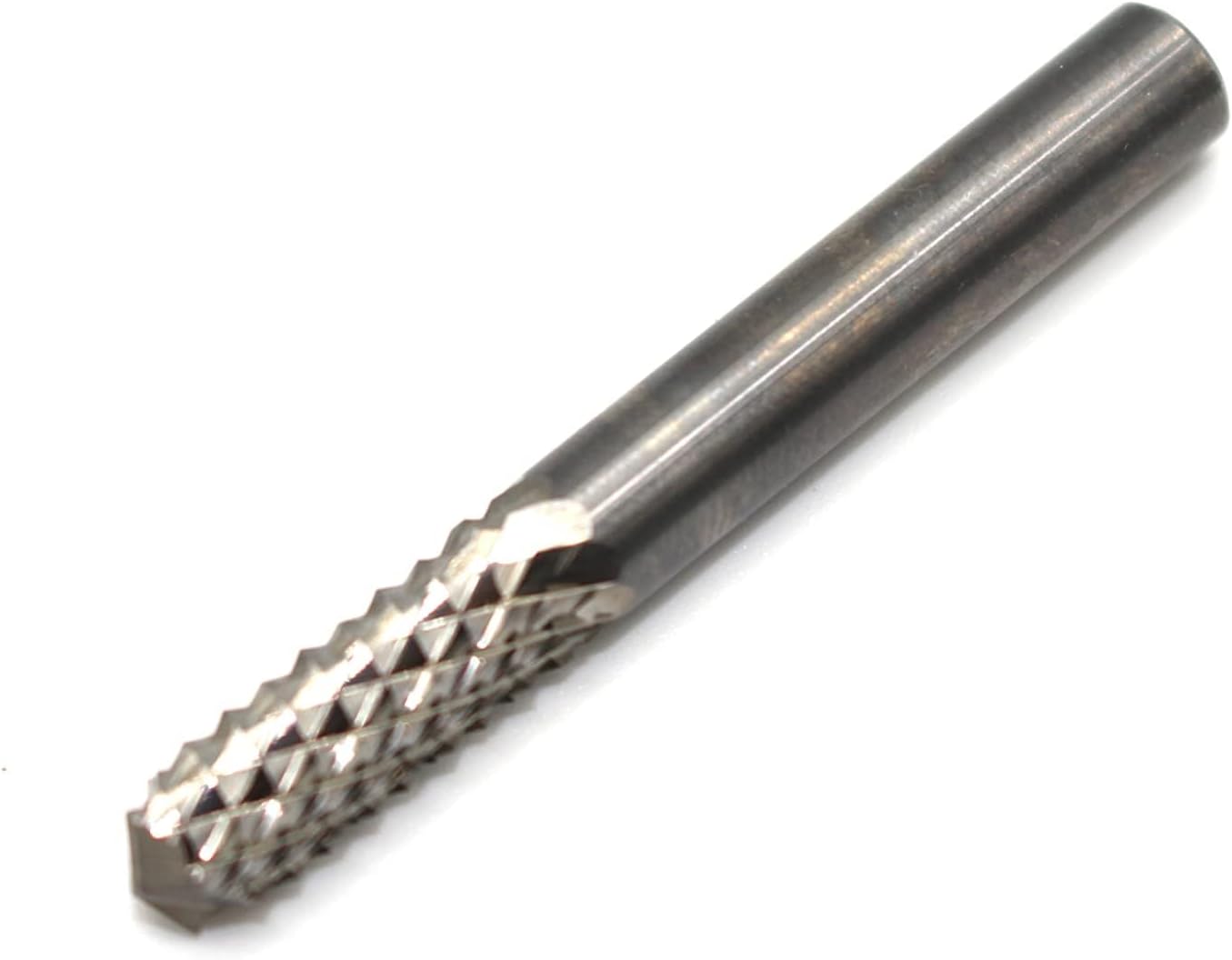 TEMO Solid Carbide Fiberglass Router Bit with 1/4 Inch Shank and 3/4 Inch cutting head for cutting through fiberglass, carbon fiber, fiber cement, drywall, FRP, GRP, and other composite materials