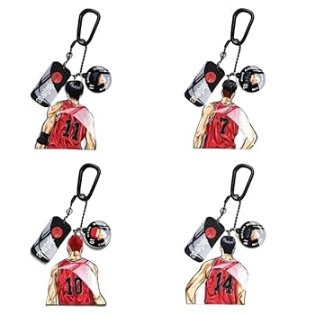 スラムダンク フィギュア キーホルダー 説明書 カード 下敷き 袋 51 + 2 スラムダンク キーホルダー SLAM DUNK フィギュア ボールキー