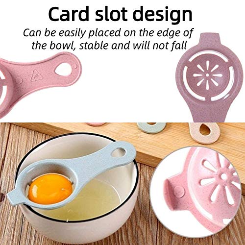 Egg Separator, 3 PCS Egg Yolk Separator Tool, Kitchen Utility Gadget Cooking Baking Tools, Professional Egg Separator Tool for Baking Cake, Egg Custards, Mayonnaise and More - Yolk Remover/Extractor