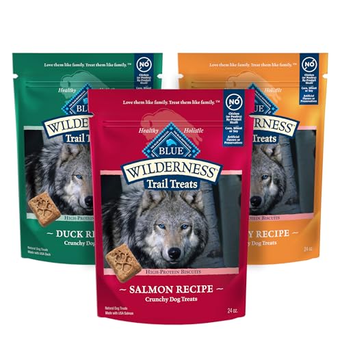 Blue-Buffalo-Wilderness-Trail-Treats-Crunchy-Dog-Biscuits-Variety-Pack-Grain-Free-and-High-Protein-Dog-Treats-Made-with-Natural-Ingredients-Duck-Turkey-Salmon-Recipes-10-oz-Bag-3-Pack - Cucciolini Doodles   Blue-Buffalo-Wilderness-Trail-Treats-Crunchy-Dog-Biscuits-Variety-Pack-Grain-Free-and-High-Protein-Dog-Treats-Made-with-Natural-Ingredients-Duck-Turkey-Salmon-Recipes-10-oz-Bag-3-Pack