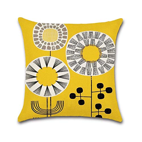 4 Pack Fodera per Cuscino Cotone Lino Copricuscini...