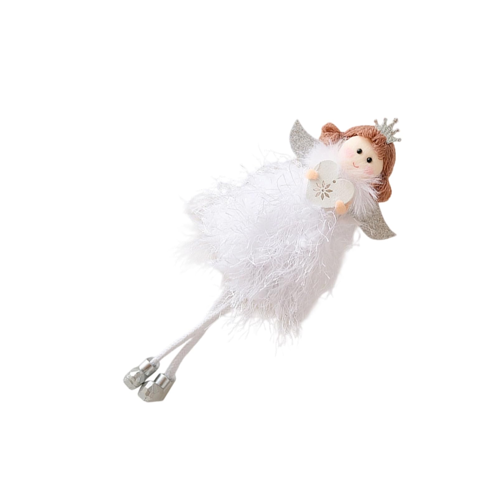 Buxuaaaa A Snowflake Princess Fabric Ornament For Christmas Tree, Home, Festive Holiday Decorations Snowflake Holiday Hanging Ornament